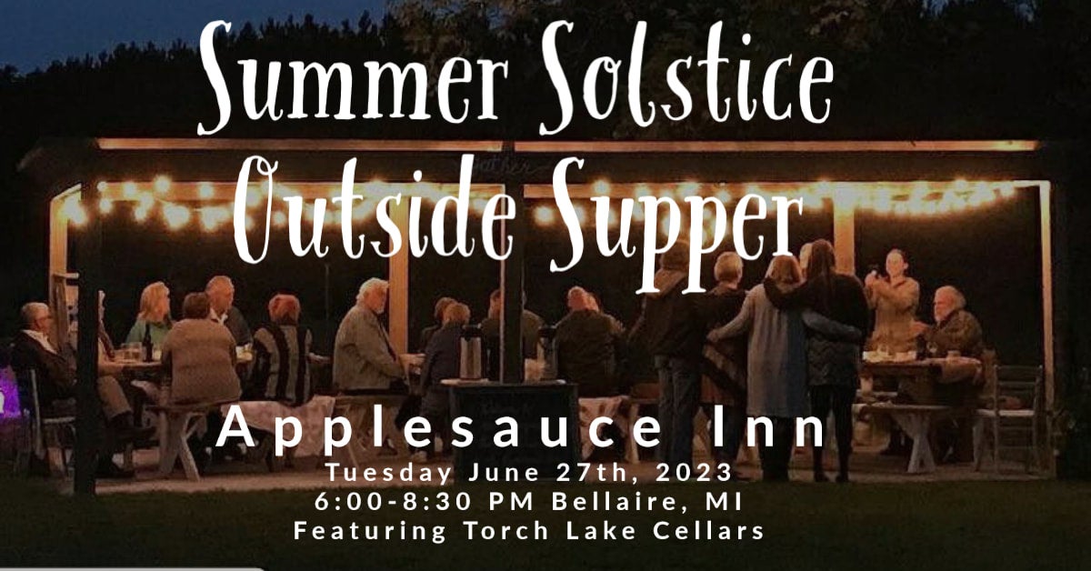 Summer Solstice Dinner Applesauce Inn Bed and Breakfast